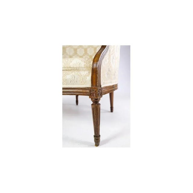 Set of Louis Seize Chairs in Polished Mahogany For Sale - Image 5 of 9