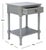 Traditional Tate 1 Drawer Accent Table in Distressed / Grey For Sale - Image 3 of 11