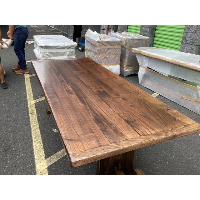 Stunning French Farmhouse Table W/ Matching Benches For Sale - Image 4 of 15