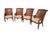 Handsome set of four armchairs by Marge Carson, the celebrated Southern California furniture house founded in 1947 and...