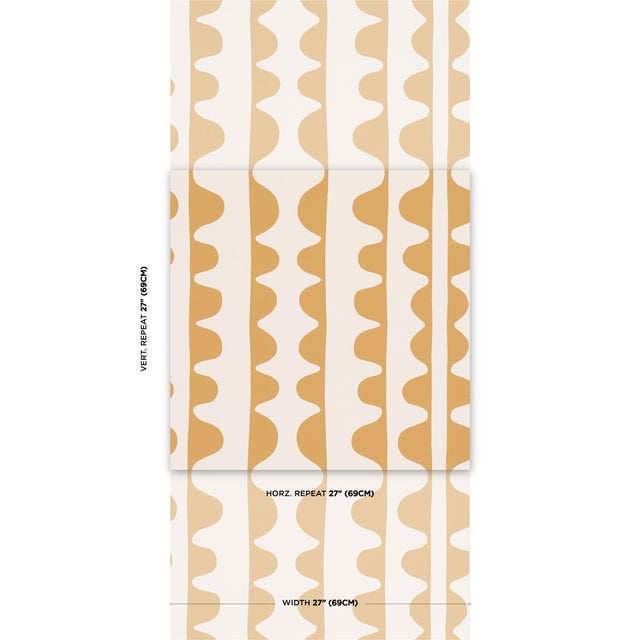 Hadiya Williams used markers to draw the original artwork for Drift, an evocative undulating pattern with a unique stripe...