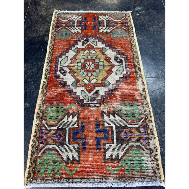 Contemporary Turkish Yastik Rug 1'8" x 3'1" For Sale - Image 3 of 5
