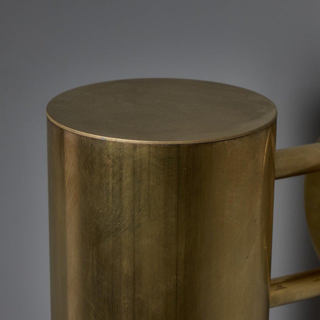 Hans-Agne Jakobsson C 627/110 'Rulle' Raw Brass Outdoor Sconce For Sale - Image 14 of 17