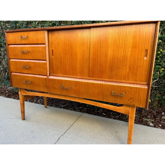 Brown Mid Century Modern Sideboard/Credenza by Nathan For Sale - Image 8 of 17
