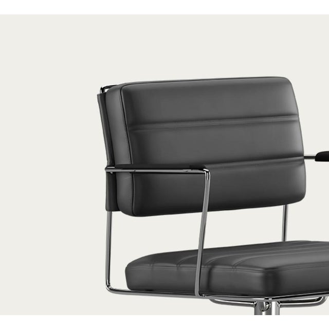 One Collection Time Chair Frame in Chrome and Upholstery from Henrik Tengler For Sale - Image 11 of 14