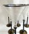 Vintage Art Glass Martini Glasses by Rick Strini - Set of 6 For Sale - Image 4 of 8