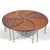 A brilliantly inventive design by Peter Hvidt, the model #523 coffee table by France & Son is comprised of 6 individual...