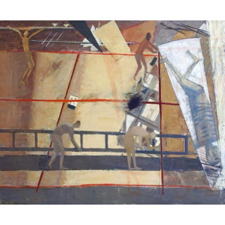 Victor Karnauh, Path, Oil on Canvas, 1990s For Sale