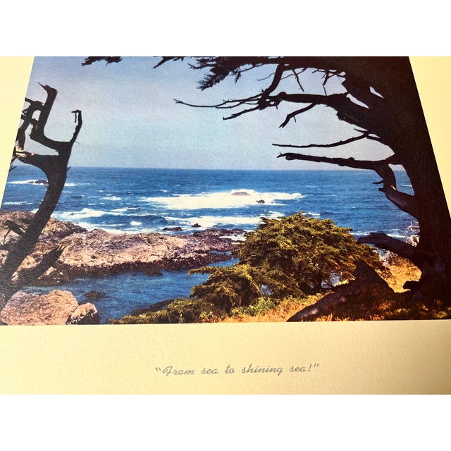 1945 Transcontinental & Western Air (Twa) Promotional Collection of Lithographs For Sale - Image 10 of 17
