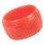 Carved Bakelite Bracelet Bangle Tequila Sunrise Pink Marble For Sale