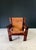 Vintage Midcentury Hand Crafted Beach Leather Sling Lounge Chair. Made in the Netherlands, 1960's period. Solid pine wood...