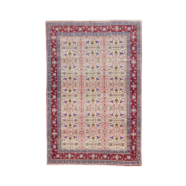 House of Séance - 1970s Vintage Kayseri Allover Hand-Knotted Rug - 4'9" X 7'2" For Sale - Image 11 of 11