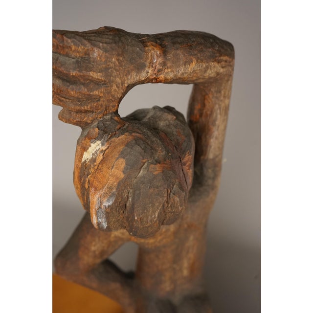 Mid-Century Expressionist Sculpture of a Woman, 1950s For Sale - Image 6 of 11