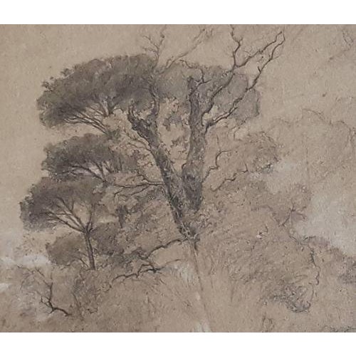 Drawing on paper, XIX century. Provenance: Nino Costa’s successors. Liberio Merolli, Rome. Private Collection. This...