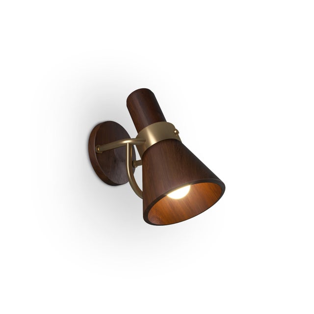 Wood Humphry Wall Lamp by Wood Tailors Club For Sale - Image 7 of 7