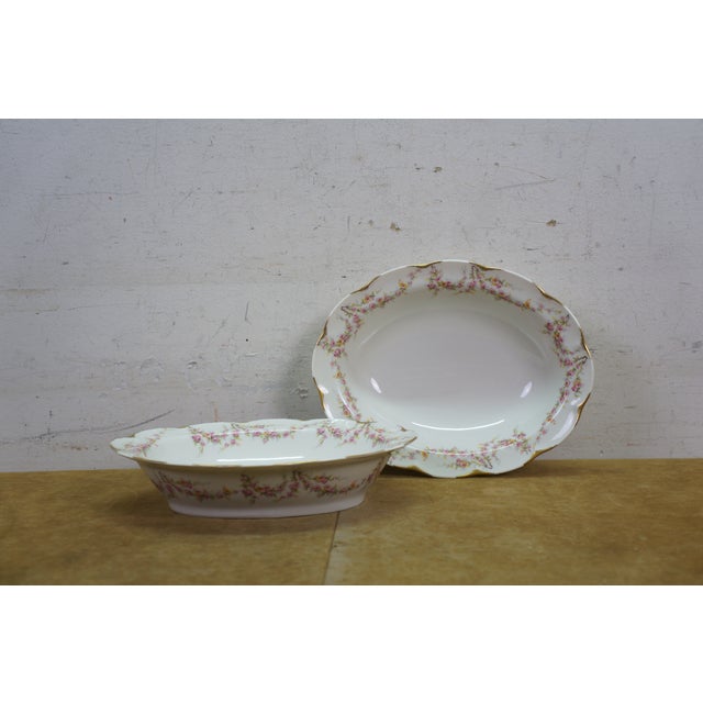 Mid 20th Century Theodore Haviland American New York Vareene Rose China Dinnerware Set - 77 Pcs For Sale - Image 17 of 18