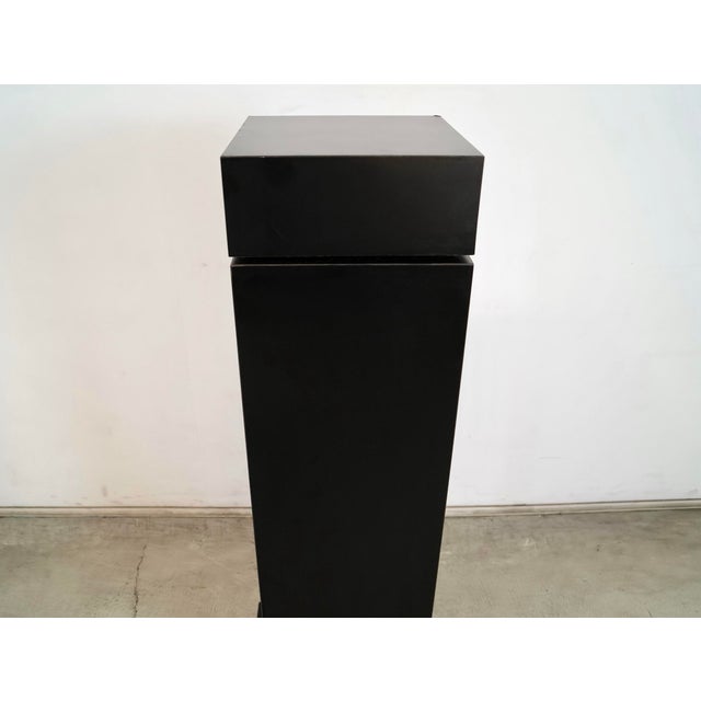 1990’s Postmodern Swivel Top Pedestal Display Column For Sale - Image 9 of 12
