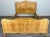 Vintage French Louis XVI Style Double Carved Bed Frame in Oak For Sale - Image 12 of 12