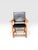 Antique Arts & Crafts Oak Library Armchair With Black Leather For Sale In West Palm - Image 6 of 11