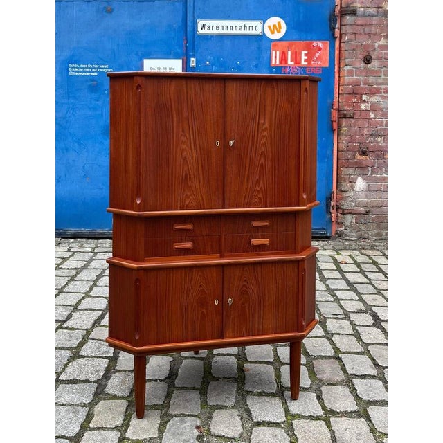 Corner Cabinet in Teak from Aulum Møbelfabrik For Sale - Image 11 of 11