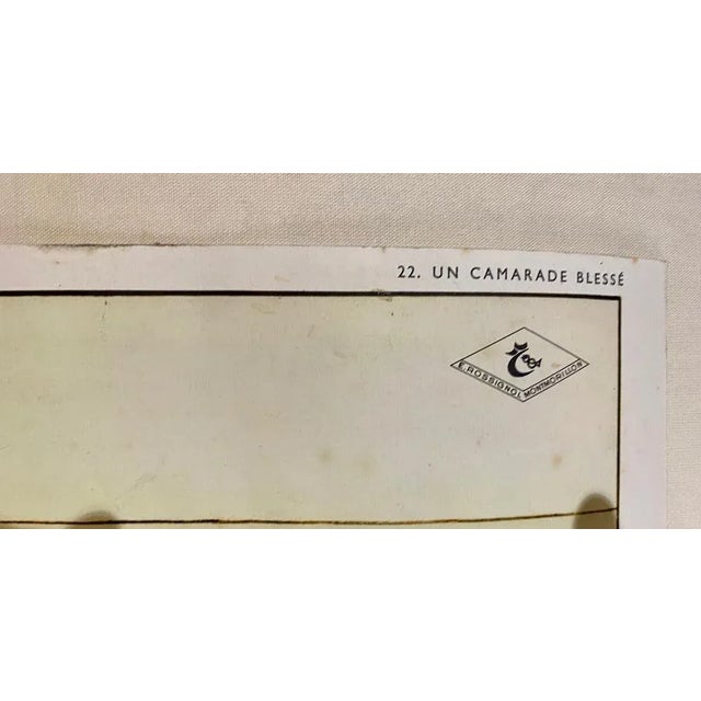 White Mushrooms Double Face Hospital Sheet, 1960s For Sale - Image 8 of 10