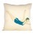 Diver in Teal Linen Pillow For Sale