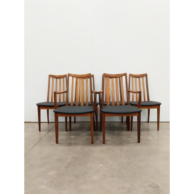 Mid-Century Modern Set of 6 Vintage Mid Century Modern Dining Chairs by G Plan For Sale - Image 3 of 9