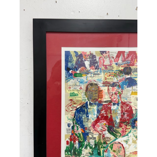 LeRoy Neiman International Cuisine Print, Framed For Sale - Image 4 of 12