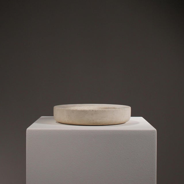 Travertine Vide-Poche by Pier Alessandro Giusti & Egidio Di Rosa for Up & Up, 1970s, in Very Good conditions. Designed...