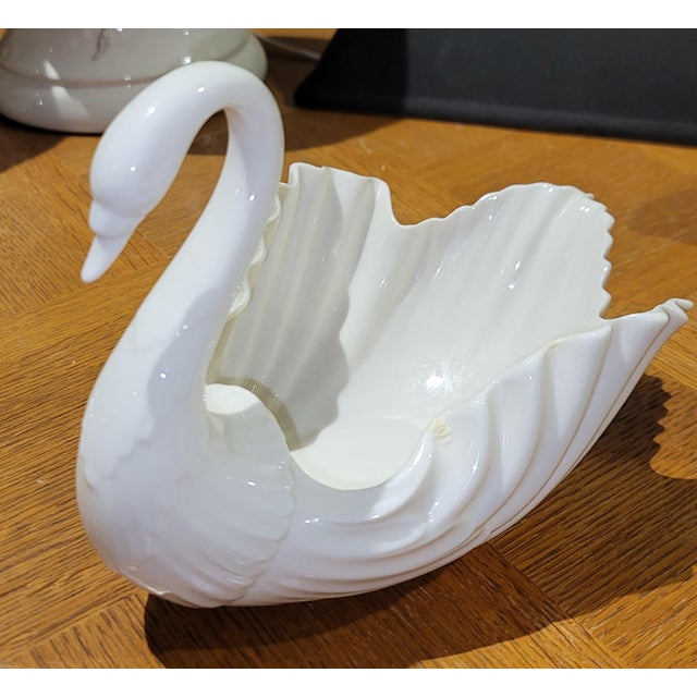 Traditional 1970s Lenox Swan Planter Bowl For Sale - Image 3 of 7