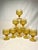 Vintage Mid Century Modern Amber Gold Glass Goblets, Set of 8 For Sale In Houston - Image 6 of 11