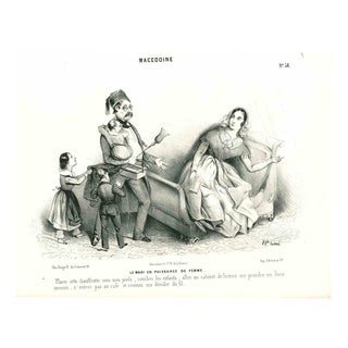 Henri Daniel Plattel, No. 38, 19th Century, Lithograph For Sale