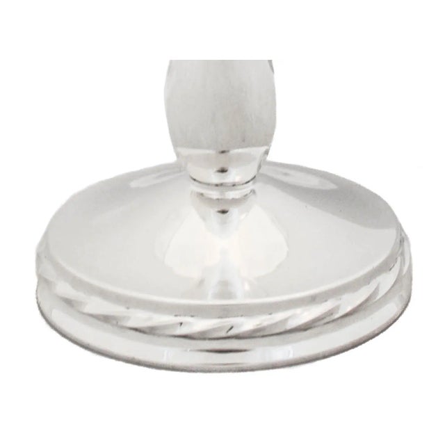 1950s 1950s Sterling Silver Candlesticks - A Pair For Sale - Image 5 of 7