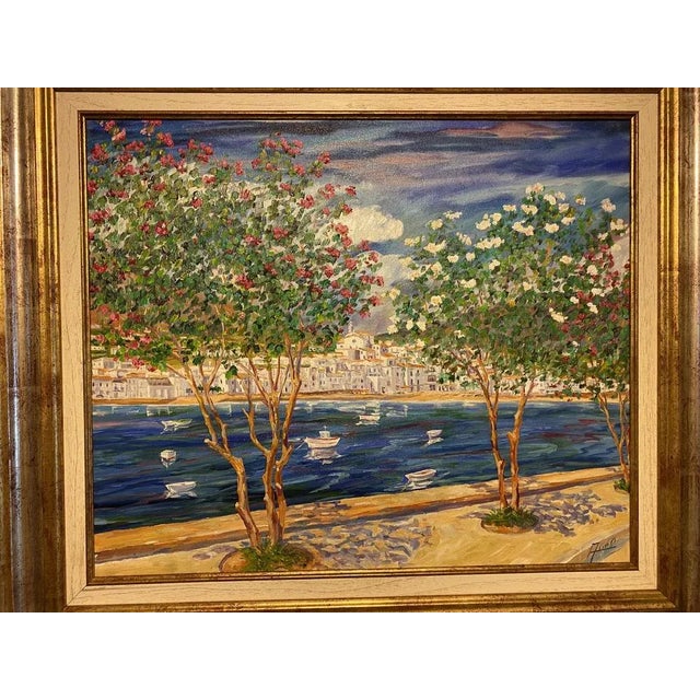 This artwork includes a certificate of authenticity and is hand-signed by the artist. It is made of oil on canvas. Unique...