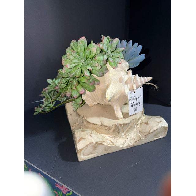 Celestial Meets the Sea Succulent Arrangement For Sale - Image 4 of 6