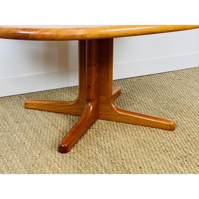 Brown Danish Oval Teak Coffee Table from Glostrup Møbelfabrik, 1960 For Sale - Image 8 of 13