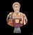 Italian Varicolored Marble Bust of Roman Emperor For Sale In Tampa - Image 6 of 12