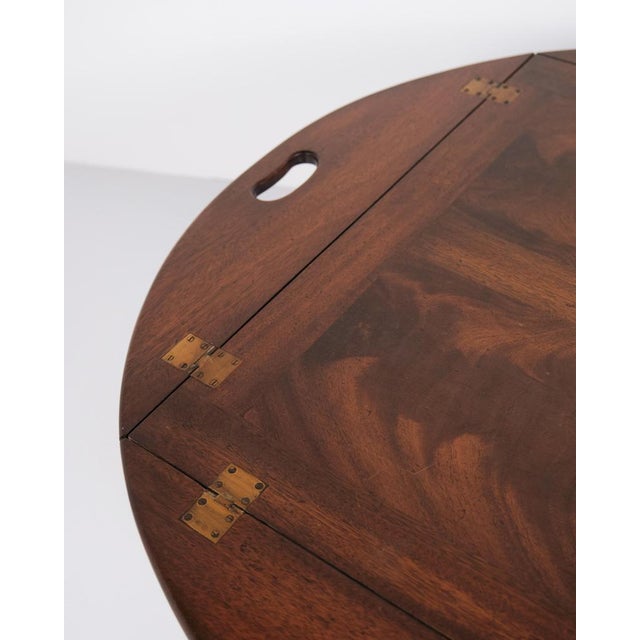 Vintage Coffee Table in Mahogany with Brass Fittings, 1930s For Sale - Image 4 of 12