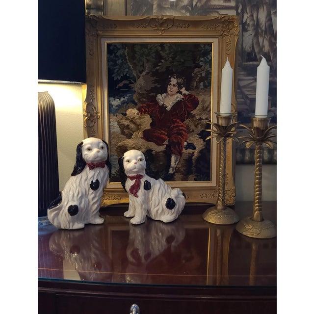 Imagine the hours of fastidious labor imparted into this image of a 17th century young gentleman in repose! Back side is...