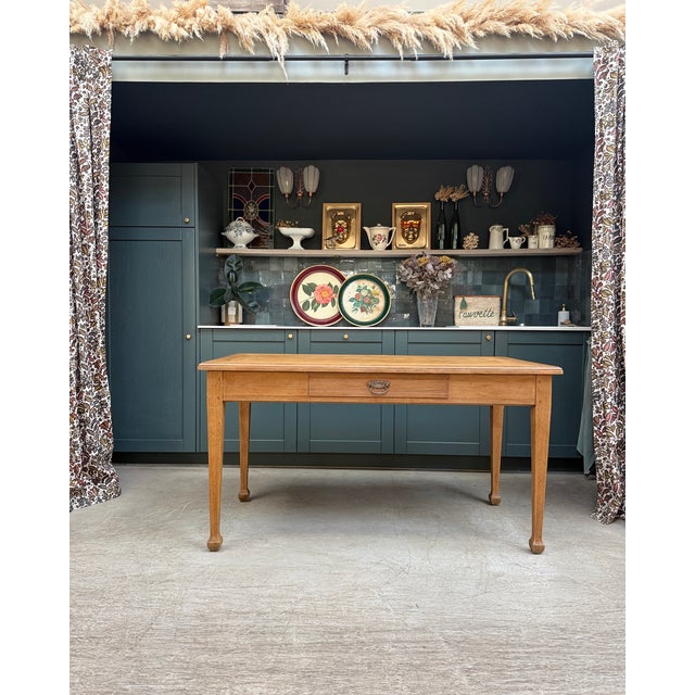 Antique Oak Table, 1890s For Sale - Image 3 of 13