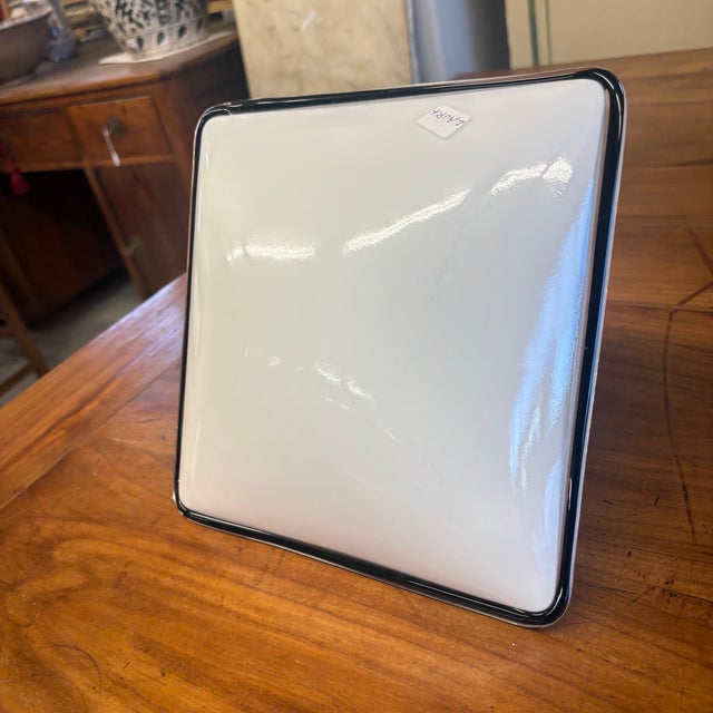 Glass White Opaline Murano Glass Wall Light from Leucos, 1970s For Sale - Image 7 of 9