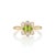 Peridot Marquise Cut Ring | August Birthstone Ring | Unique Style Gemstone Statement Us 7 For Sale - Image 4 of 6