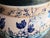 Antique English Staffordshire Style Flow Blue & Blush Biscuit Barrel, C. 1890 For Sale - Image 9 of 11