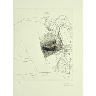 Emilio Greco, Female Figure, Signed, Edition 16/102, Contemporary, 1964, Etching For Sale