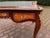 C1890 French Louis XVI Brown Mahogany Bronze Writing Desk - 1 Pc For Sale - Image 6 of 17