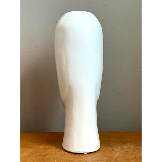 Vintage Abstract Ceramic Bust Sculpture For Sale In West Palm - Image 6 of 12