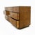 1970s 1970s John Widdicomb Burlwood Modern Campaign Style Credenza / Chest of Drawers For Sale - Image 5 of 7