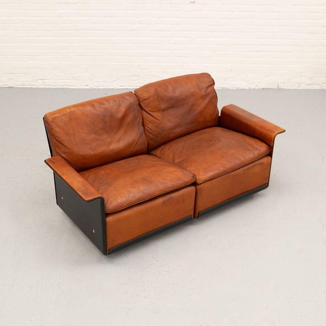 Dieter Rams Two-Seater Sofa by Dieter Rams for Vitsœ, 1970s For Sale - Image 4 of 12