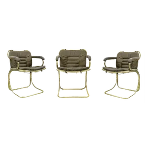 Cantilever Chairs by Gastone Rinaldi, Mid-20th-Century, Set of 3