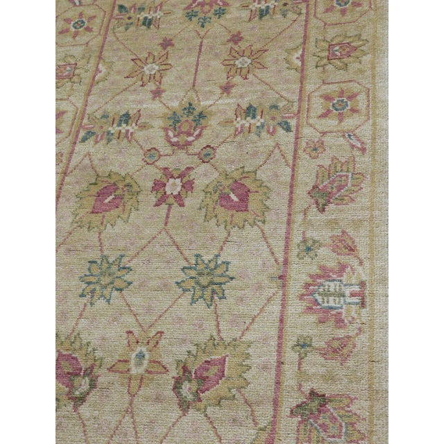 Textile Hand Made Runner Rug. 100% Pure Wool Pile. 2'8"x 10' For Sale - Image 7 of 12